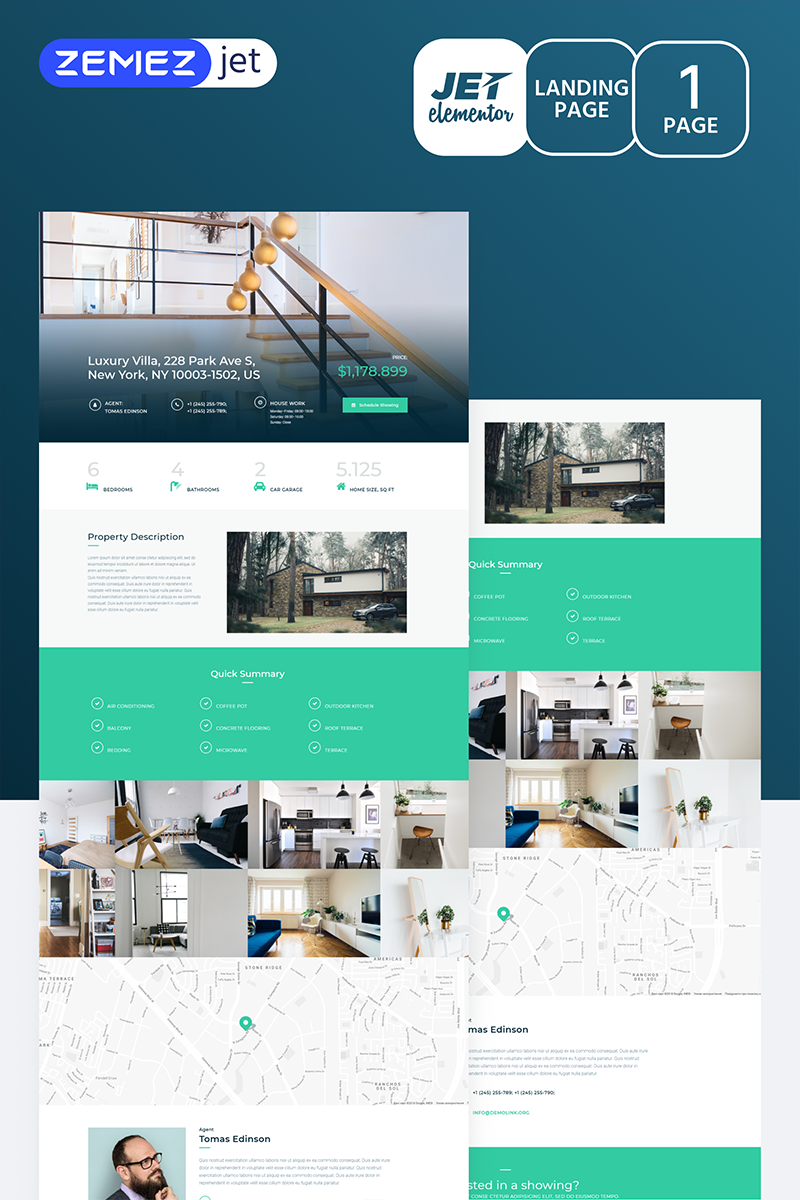 Realcity - Real Estate Jet Elementor sablon 70163