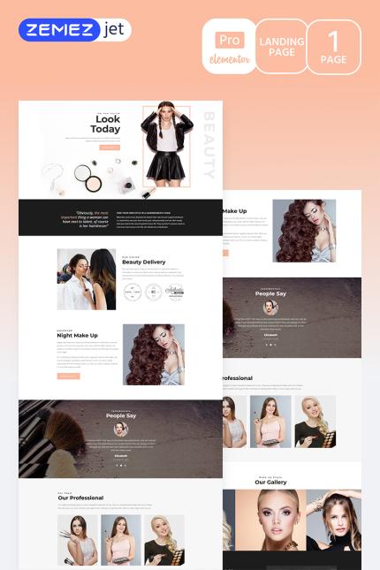 Website Template 70277 Beauty Salon Hair Custom Website Template