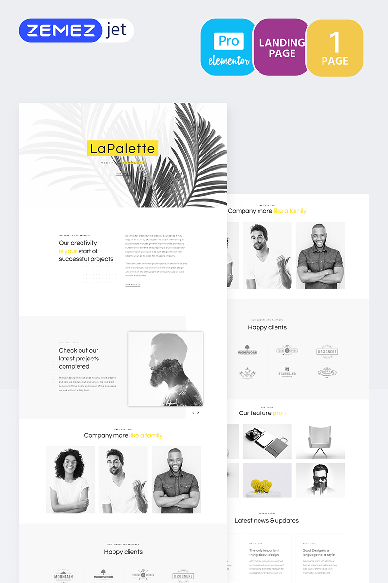 Masterity - Creative Minimal Pro Elementor Template - screenshot
