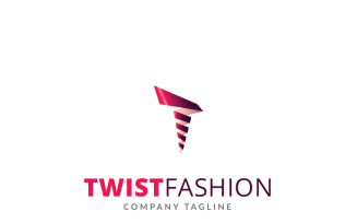 Twist Fashion Logo Template