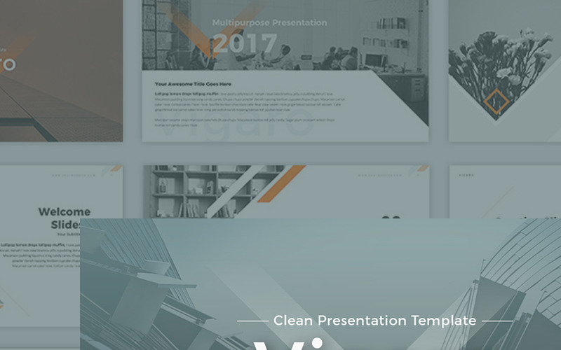 Vigaro Presentation PowerPoint template PowerPoint Template