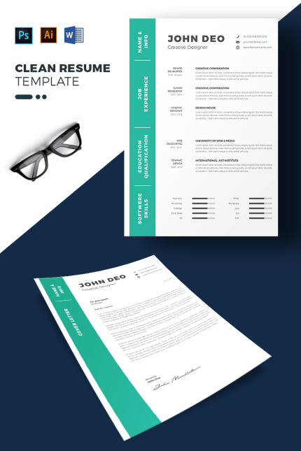 Template #70320 Cv Professional Webdesign Template - Logo template Preview