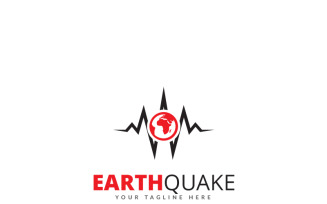 Earth Quake Logo Template