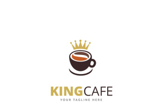 King Cafe Logo Template