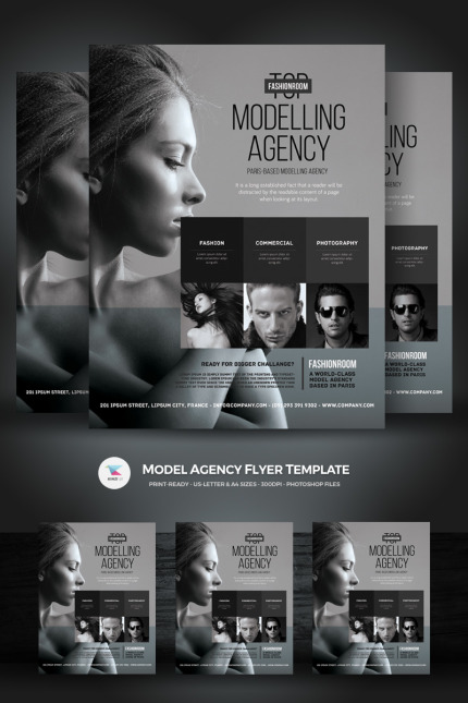 Kit Graphique #70403 Actrice Annonce Web Design - Logo template Preview