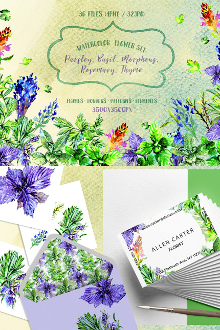 Template #70425 Illustration Bouquet Webdesign Template - Logo template Preview