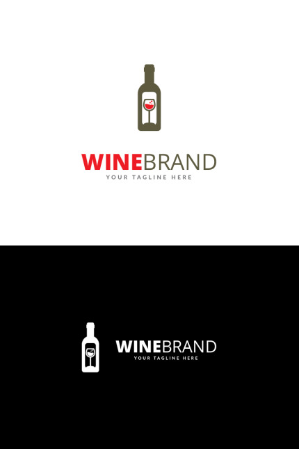 Template #70436 Beverage Bottles Webdesign Template - Logo template Preview