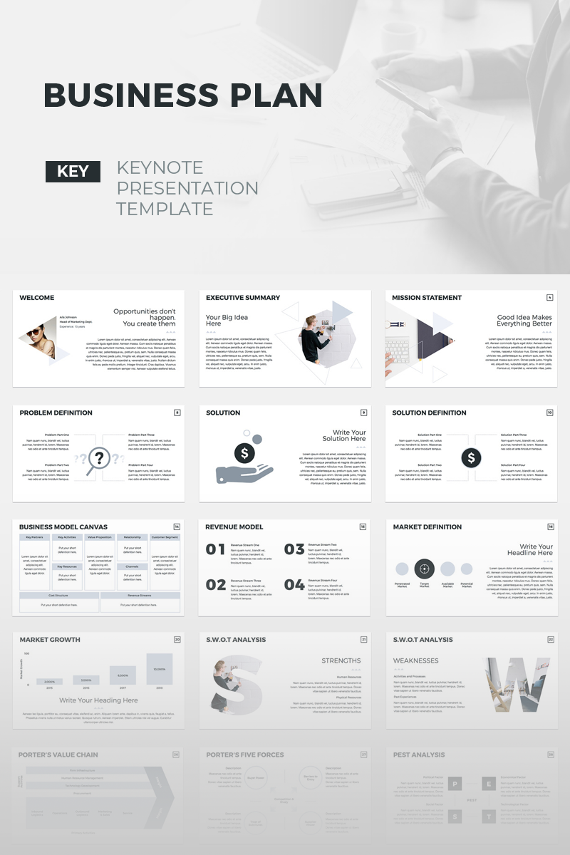 Business Plan Creative - Keynote template