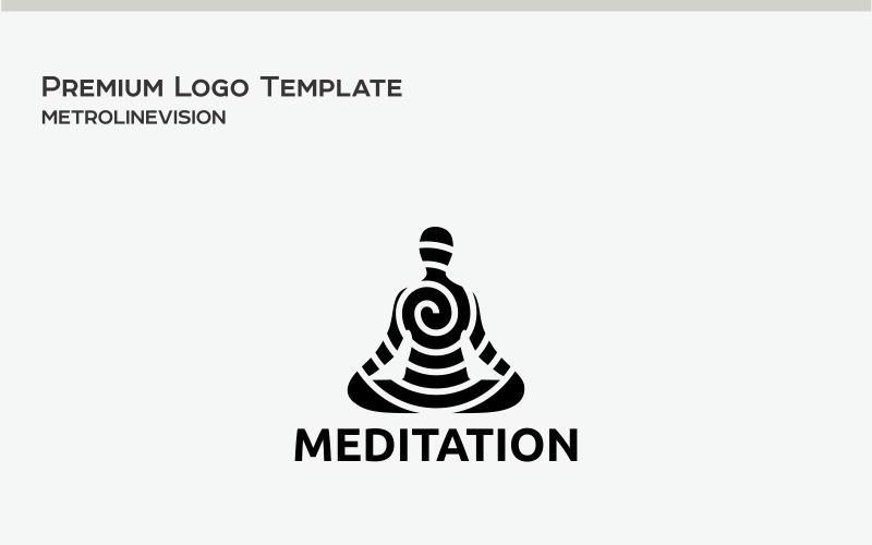 Meditation Logo Template