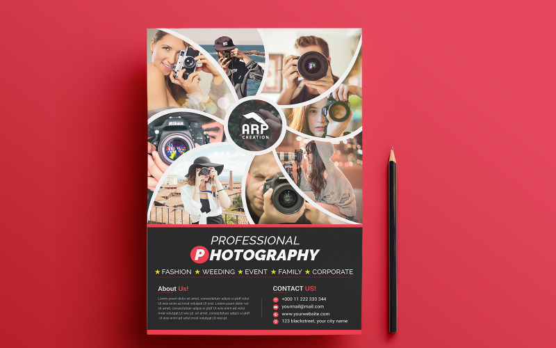 PhotoStudio - Photography Flyer - Corporate Identity Template