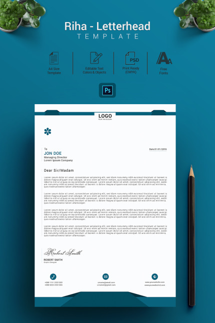 Kit Graphique #70517 Letterhead Creatif Web Design - Logo template Preview