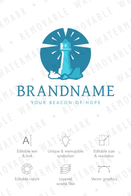 Template #70548 Coast Church Webdesign Template - Logo template Preview