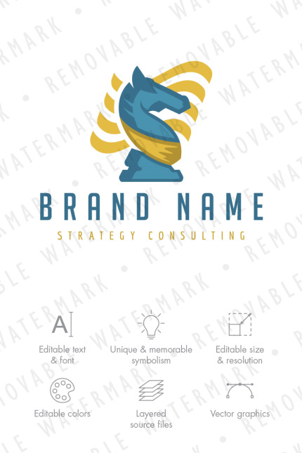 Template #70556 Flag Horse Webdesign Template - Logo template Preview