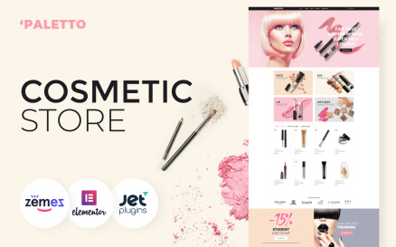 Paletto - Cosmetic Store Elementor WooCommerce Theme