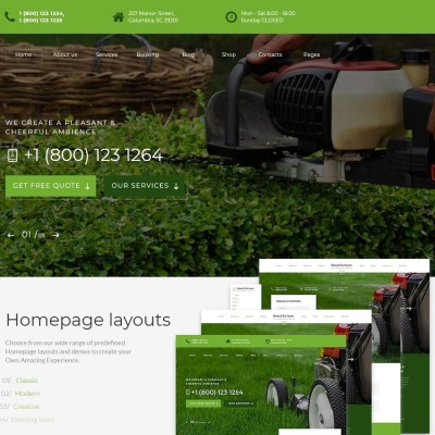 bootstrap template gardening ontwerp en fotografie website templates templatemonster bootstrap template gardening ontwerp en fotografie website templates templatemonster