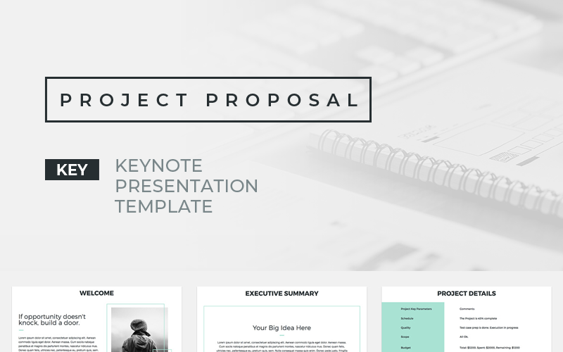 Project Proposal Presentations - Keynote template Keynote Template
