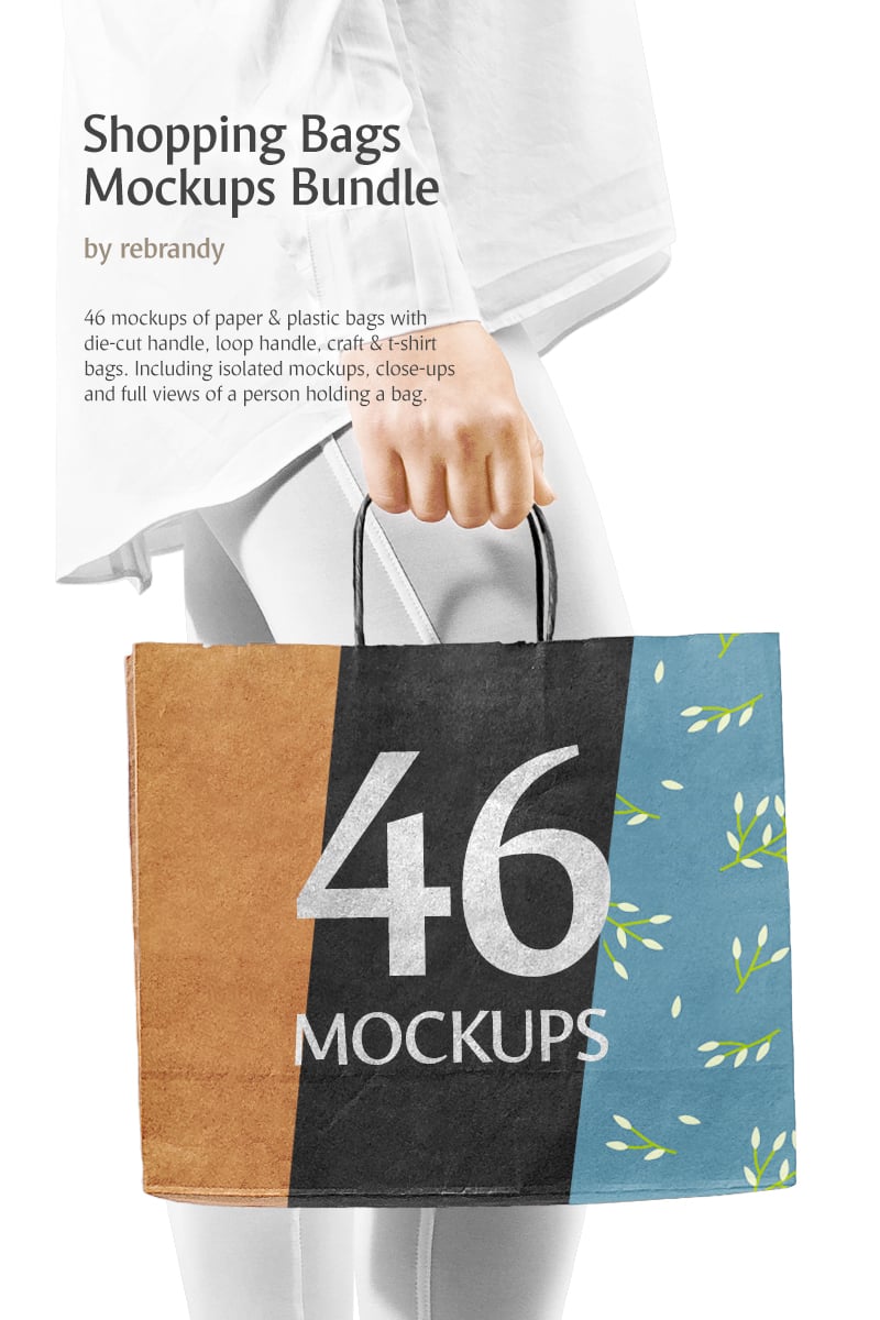 "Shopping Bags Mockups" Bundle №70502