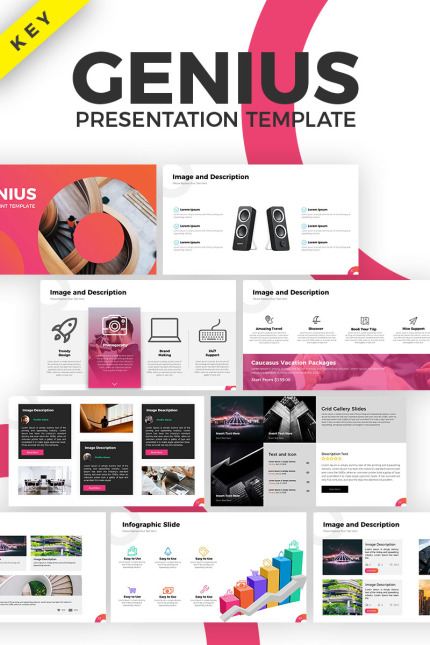 Template #70607 Keynote Pitch Webdesign Template - Logo template Preview