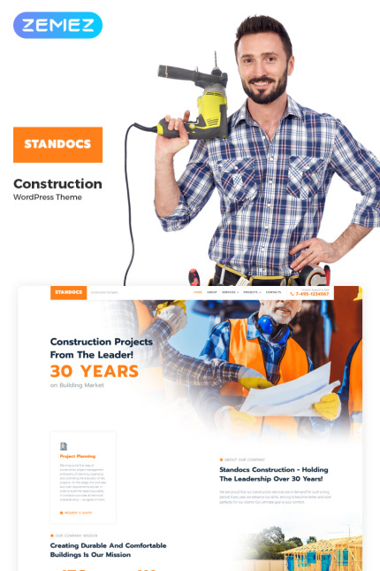 Kit Graphique #70630 Construction Studio Web Design - Logo template Preview