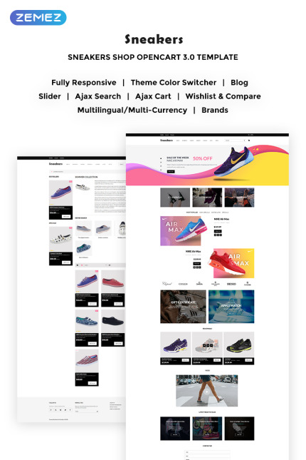 Template #70640 Sports Footwear Webdesign Template - Logo template Preview