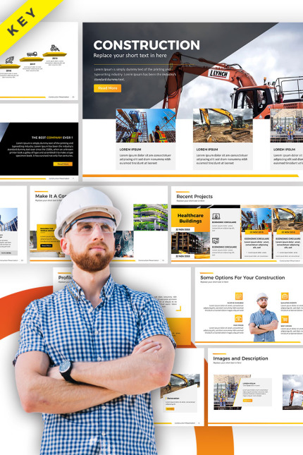 Template #70652 Construction Real Webdesign Template - Logo template Preview