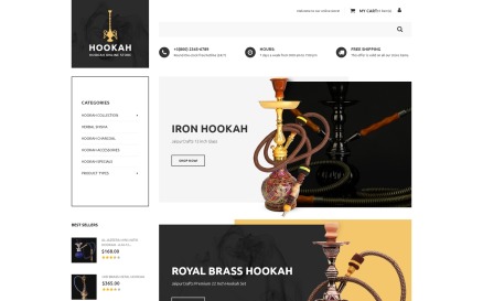 Hookah - Hookah Bar Magento Theme