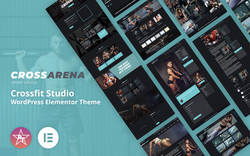 Cross Arena - Crossfit Studio WordPress Elementor Theme WordPress Theme