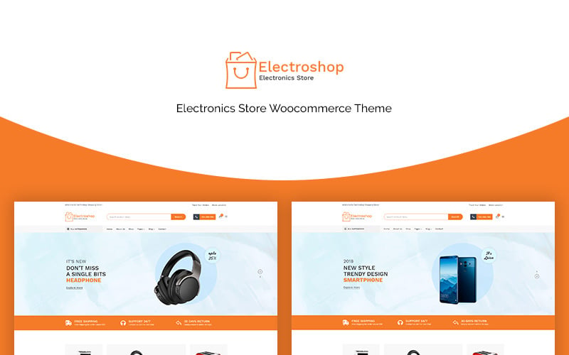 Electroshop - Electronics Store WooCommerce WordPress Theme WooCommerce Theme
