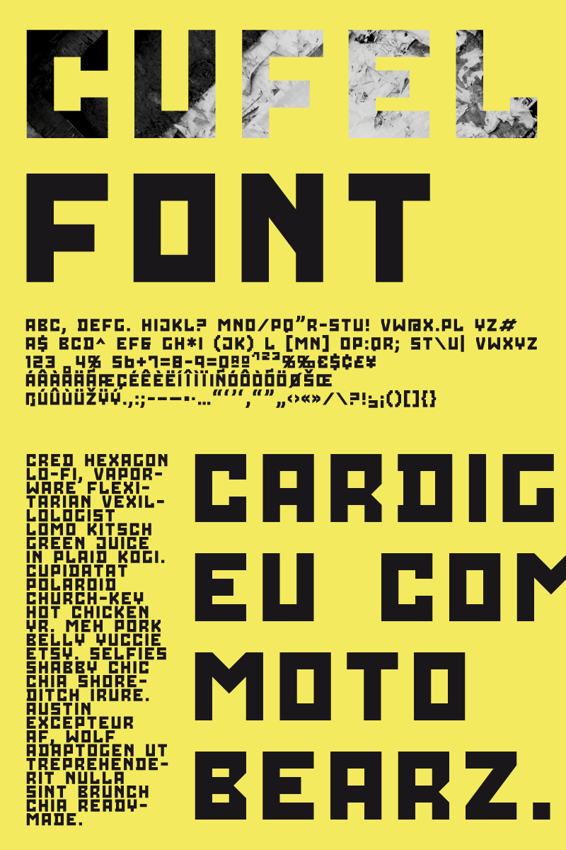 Fuente "CUFEL Creative" #70609 - captura de pantalla
