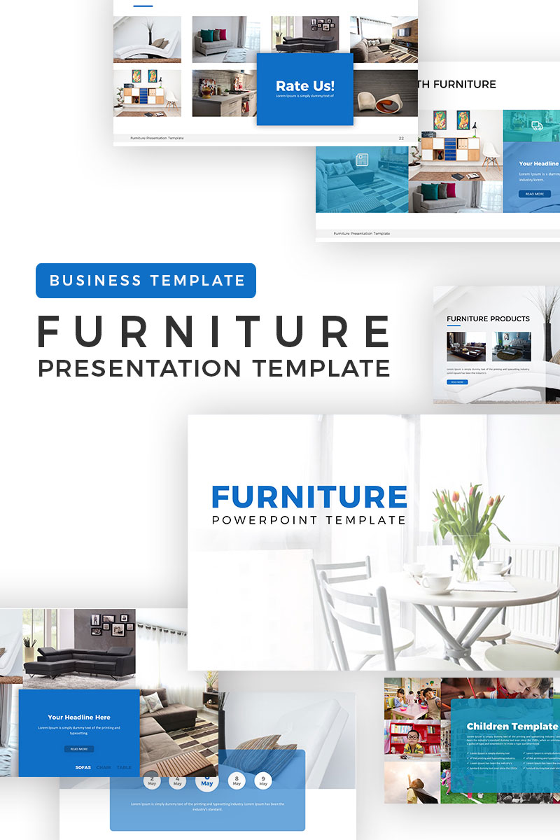  Furniture  Presentation PowerPoint  Template  70651