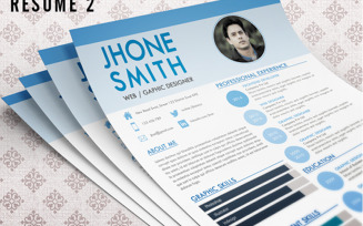 Jhon Deo Bundle 3 in 1 Resume Template