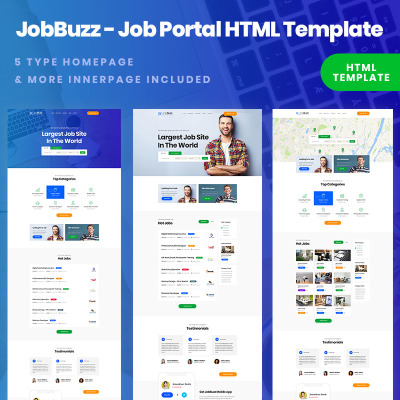 27  Best Job Portal Website Templates