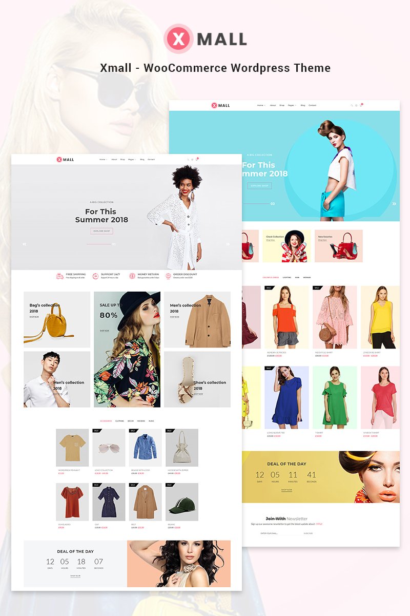 WooCommerce Theme namens "Xmall - Fashion" #70632