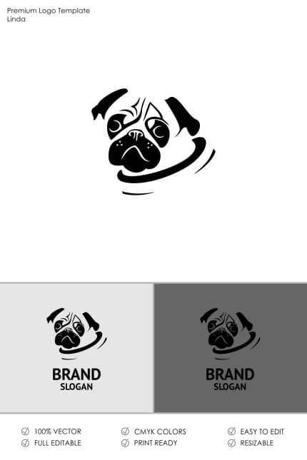 Template #70719 Animal Brand Webdesign Template - Logo template Preview