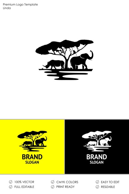 Kit Graphique #70721 Animal Soins Web Design - Logo template Preview