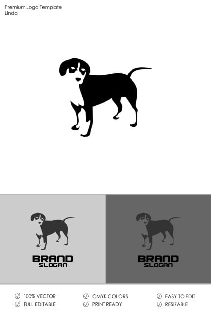 Template #70722 Animal Brand Webdesign Template - Logo template Preview