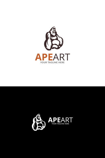 Template #70761 Logo Ape Webdesign Template - Logo template Preview