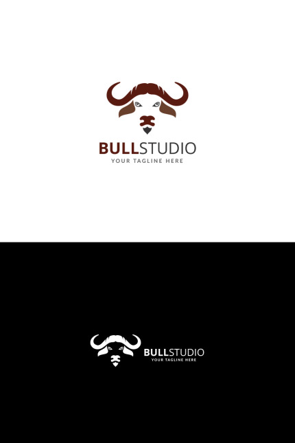 Template #70787 Bull Head Webdesign Template - Logo template Preview