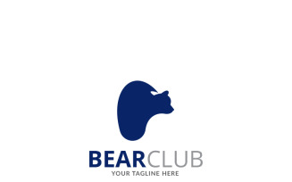 Creative Bear Club Logo Template
