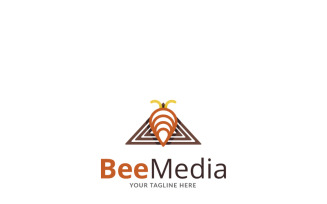 Creative Bee Brand Logo Template