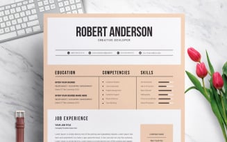 Designer & Developer Modern Resume Template