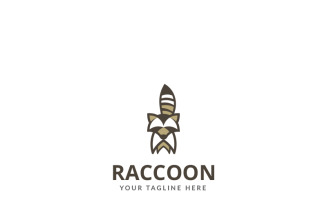 Raccoon Logo Template