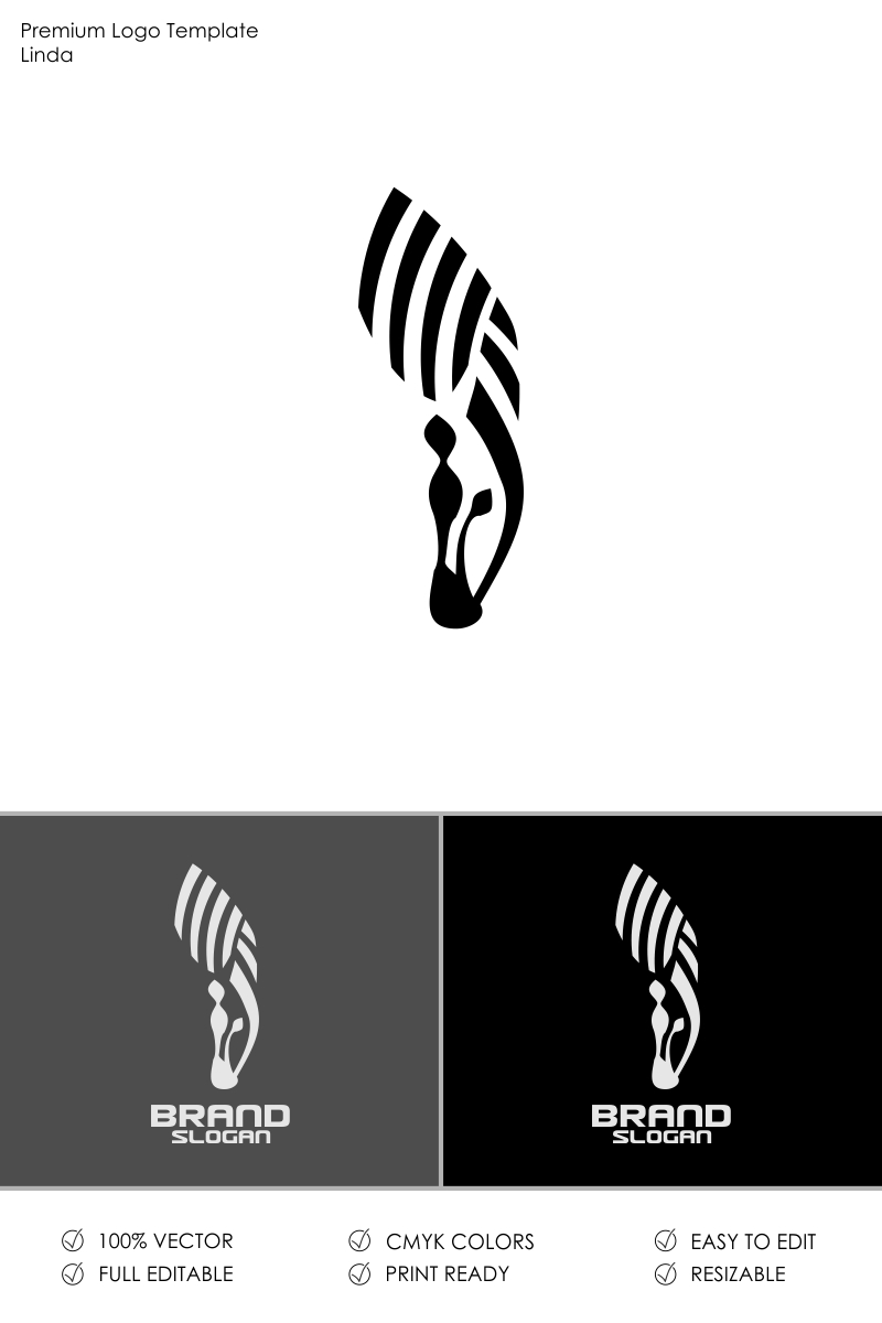 Zebra Logo Template 70718