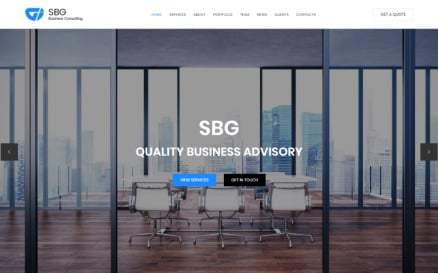 SBG - Business Consulting HTML Landing Page Template