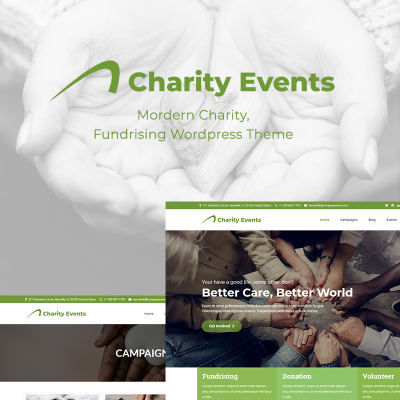 Tema De WordPress Charity Events - Modern Charity / Fundraising #70816