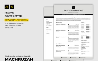 Bastian - Cover Letter / Resume Template