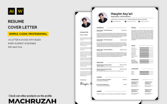Hasyim - Cover Letter / Resume Template