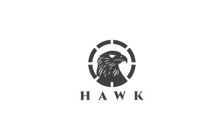 Hawk Logo Template