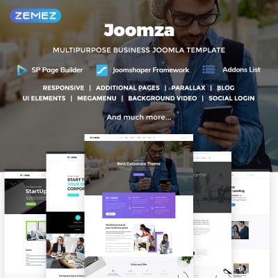 Joomza - Business Joomla Template #70821