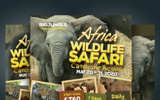 Wildlife Safari Flyers - Corporate Identity Template
